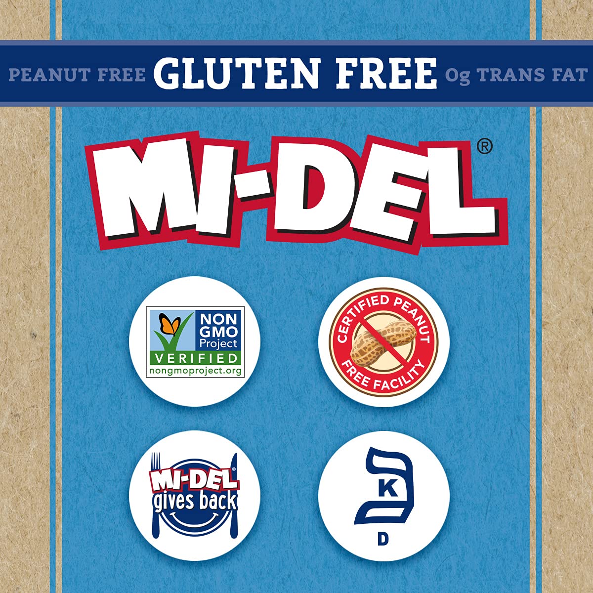 Mi-Del Gluten-Free Cookies, Chocolate Chip, 8 Ounce