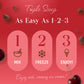 Triple Scoop Premium Cherry Chocolate Chip Ice Cream Starter Mix, 2 Boxes (13.1 oz each), Makes 4 Quarts, Made in USA
