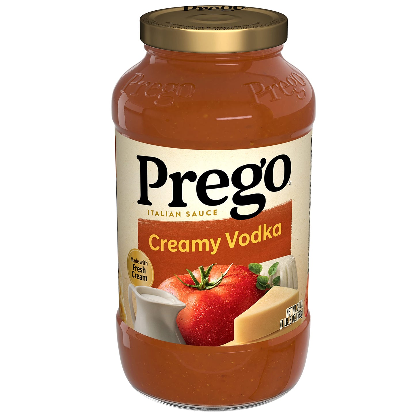 Prego Creamy spirit-inspired flavor Pasta Sauce, 24 oz Jar