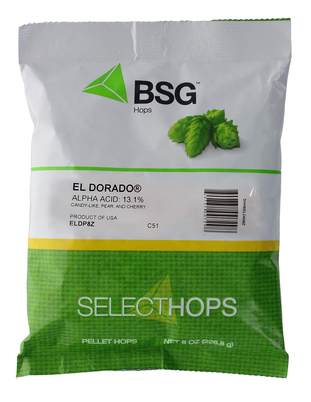 BSG Hops El Dorado Hop Pellets 8 oz.