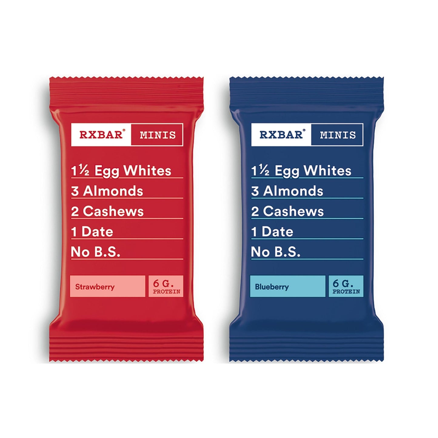 BAR Minis Protein Bars Variety Pack, 32 Bars, 6g Protein, Gluten Free, 2-Flavor Fruit Variety