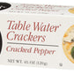 Carrs Table Water Crackers, Cracked Pepper, 4.25 Oz