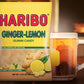 Haribo Gummi Candy, Ginger-Lemon Gummy Candy, 5 Ounce Share Size Bags (Pack Of 12) Delicious Soft & Chewy Sweet Snacks, Zesty Lemon & Warm Ginger Flavor