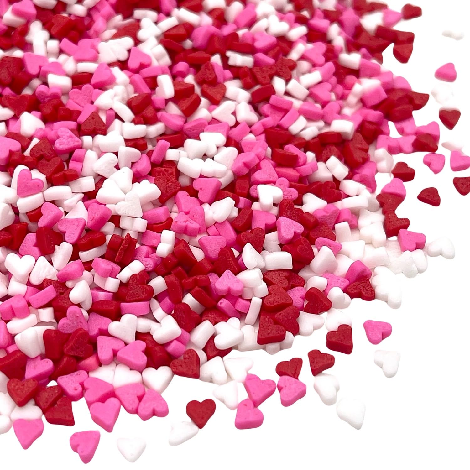 Manvscakes | Valentine sprinkles | Pink and red sprinkles | Jimmies | Cookie sprinkles | Edible sprinkles | Sprinkle mix (3.7 ou