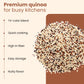 Wellsley Farms Organic Tri-Color Quinoa | Usda Certified Organic, Gluten-Free, Non-Gmo, Kosher | Vegan Protein Source | High Fib