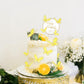 BHNKGZNA 13 Pieces Butterfly Cake Toppers, 3D Pink Gold Decorations, Yellow, for Birthday Party, Wedding, Baby Shower