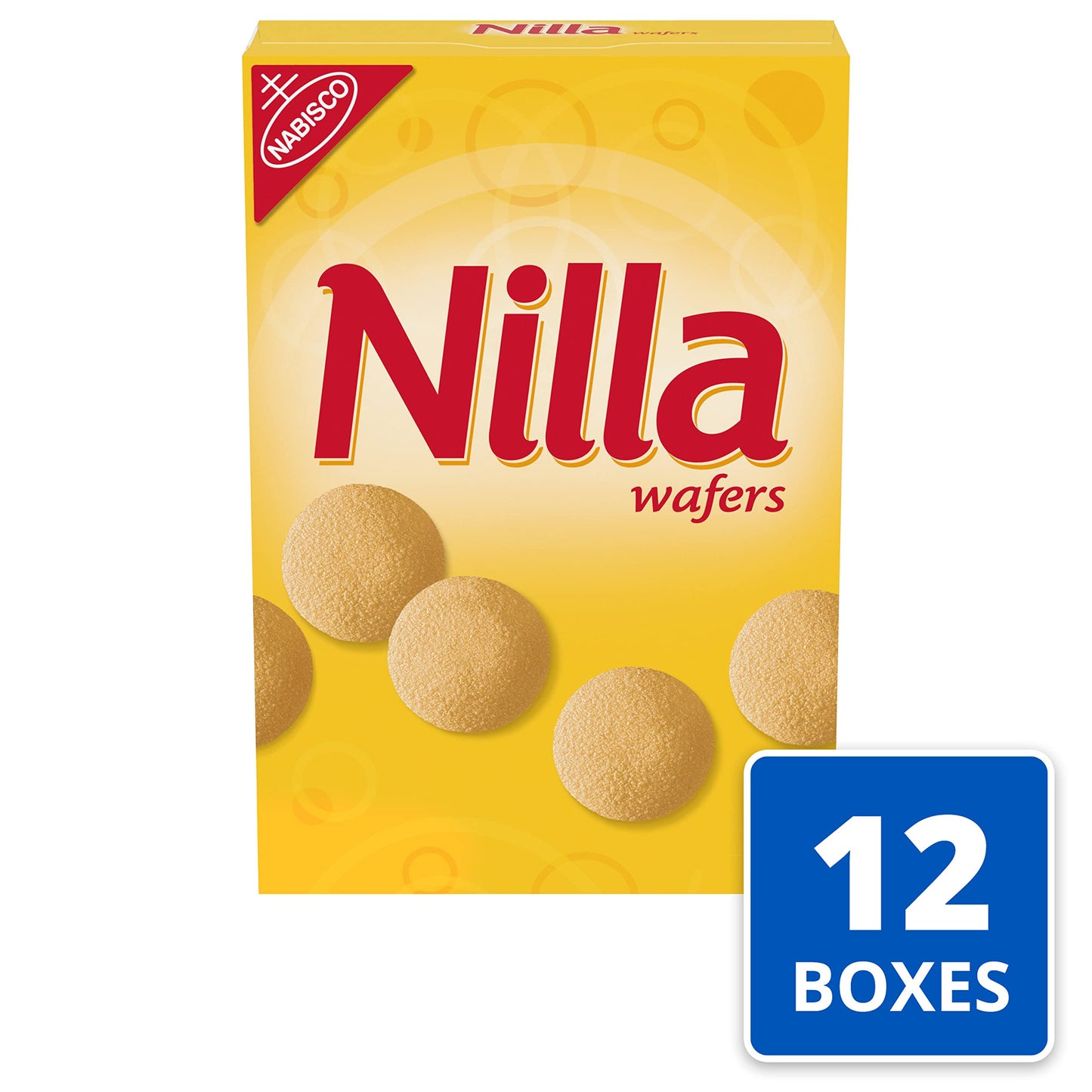 Nilla Wafers Cookies, Vanilla Wafers, 12 - 11 Oz Boxes
