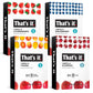 Thats it. (48 Count) Variety Pack | Strawberry, Blueberry, Mango & Cherry flavors | 100% Natural Real Fruit bars. Strawberry. P