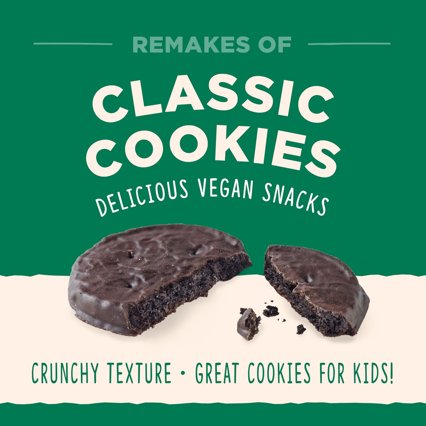 Back To Nature Fudge Mint Cookies - Vegan, Non-Gmo, Made With Wheat Flour, Delicious & Quality Snacks, 6.4 Ounce