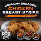 Grumpy Butcher Breaded Chicken Breast Tenderloins, 2 Packs (3 Lb Each) - Fully Cooked Natural Chicken Tenders - Premium Poultry