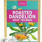 TeeLux Roasted Dandelion Root Herbal Tea Bags, Caffeine Free, 100 Count