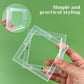 Acrylic Cookie Stencils Partner, 3.54''X3.54'' Magnetic Cookie Stencil Frame Stencil Holder For Royal Icing Fondant Airbrushing,