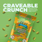 Crunchy Dry Roasted Edamame Beans Snack by Zest Delites, Buffalo, Vegan, Low Calorie (100cal) High Protein Snacks (11g), Low Car