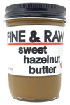 Fine & Raw Organic Hazelnut Butter Spread 8 Ounce - Clean Ingredients, Vegan, And Organic Hazelnut Spread (Sweet Hazelnut)