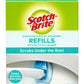 Scotch-Brite Disposable Toilet Scrubber Refills, Removes Rust & Hard Water Stains, 10 Disposable Refills Blue