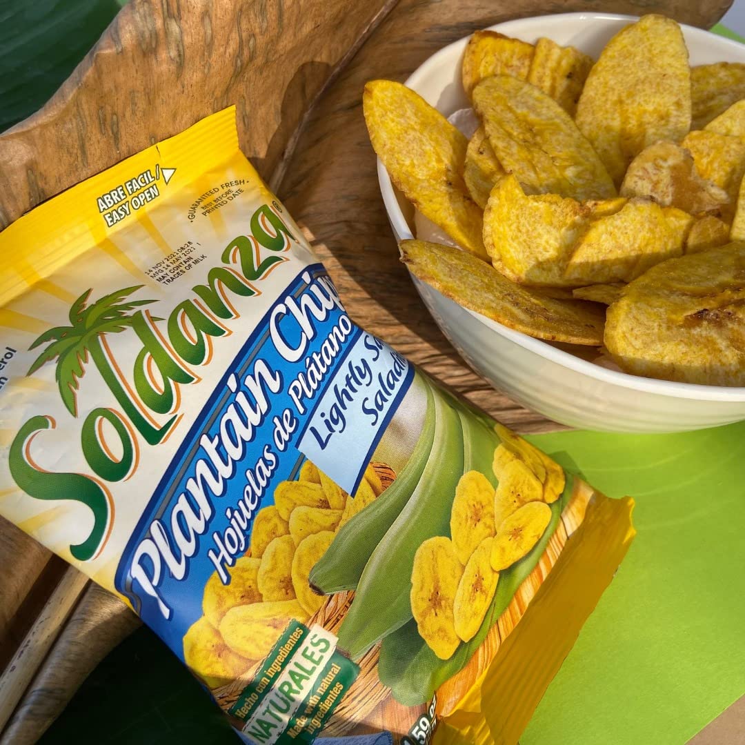 Soldanza Lightly Salted Plantain Chips, 2.5 Ounce (Pack Of 24)