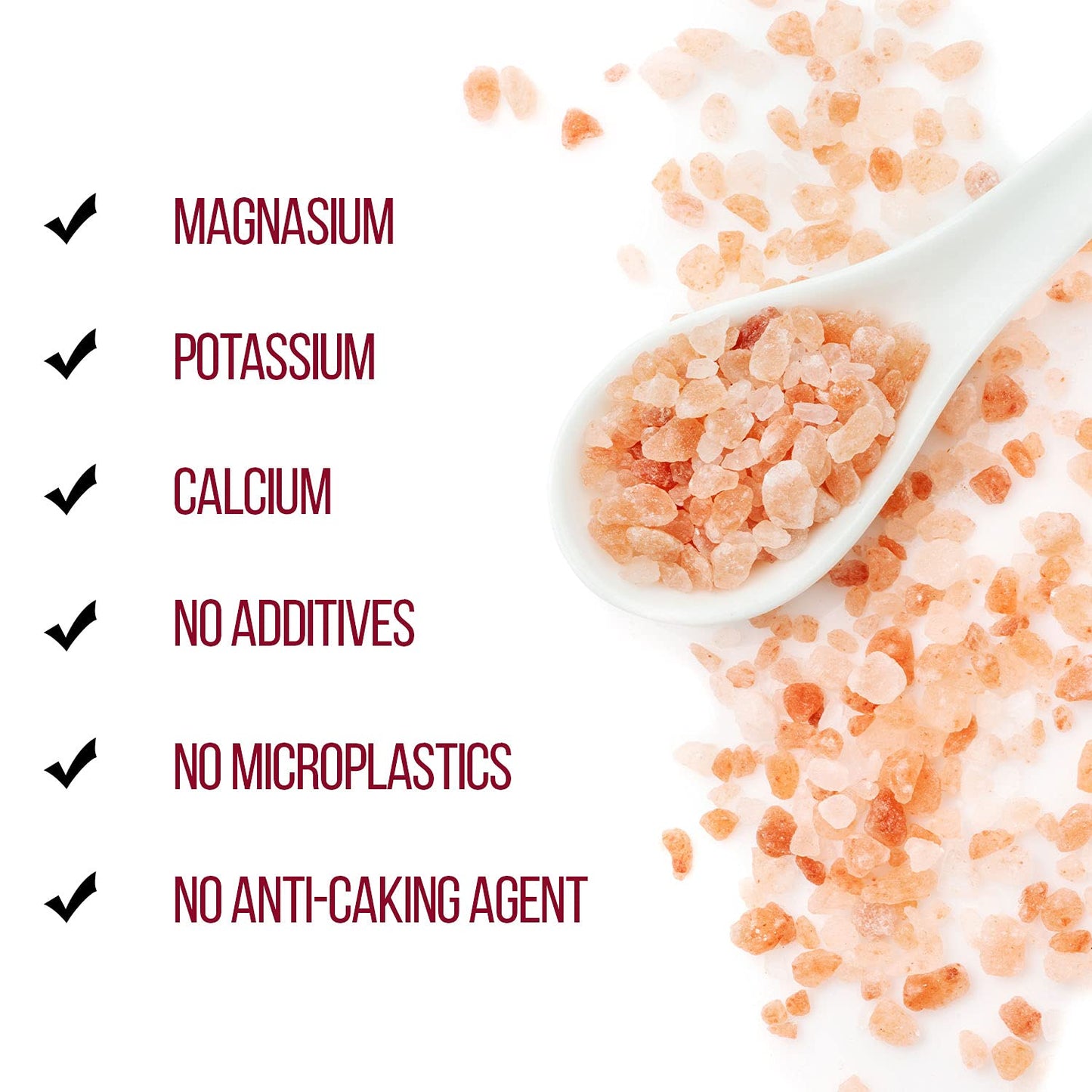 Himalayan Chef Himalayan Pink Salt, Coarse Salt, Mason Jar-3.5 Ounces