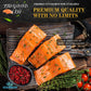 Oceanzen:Premium Quality, Atlantic Salmon - 10 Packs Of (2 X 6 Oz Fresh Skinless Fillets) Shipped Frozen,Sashimi Grade - Sustain