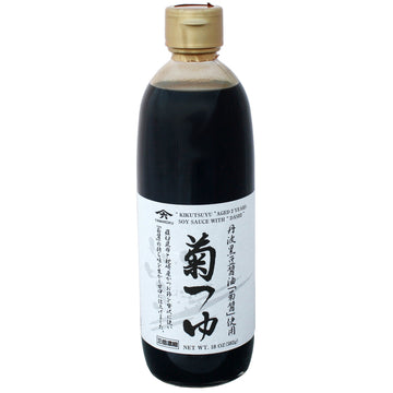 Yamaroku Aged Soy Sauce with Bonito & Kelp Stock Kiku Tsuyu, 18 Fl Oz