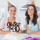 We Can Bearly Wait Cake Topper, Black Glitter, 30th Birthday, Model WE--0404