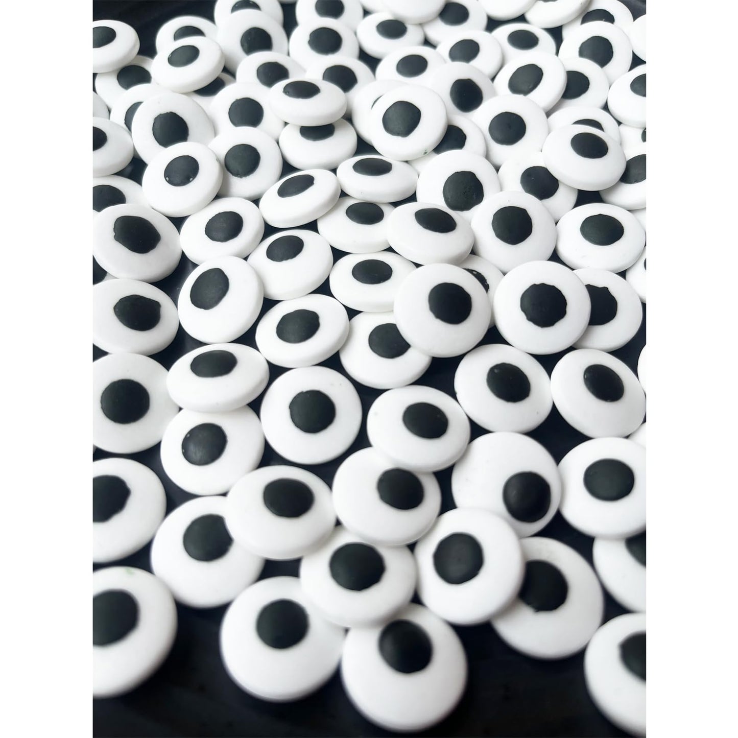 Halloween Weraru Big Candy Eyeballs Eye Ball Sweets Cake Cupcake Toppers Cookie Dessert Sprinkles Decorations for Birthday Party