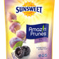 Sunsweet Amazin Prunes, Dried Pitted Bite Size | Gluten Free, Vegan, Low Fat, Unsweetened, Unsulfured, No Added Sugar | Dietary Fiber + Other Natural Minerals | 8 Oz Pouch - 6 Pack