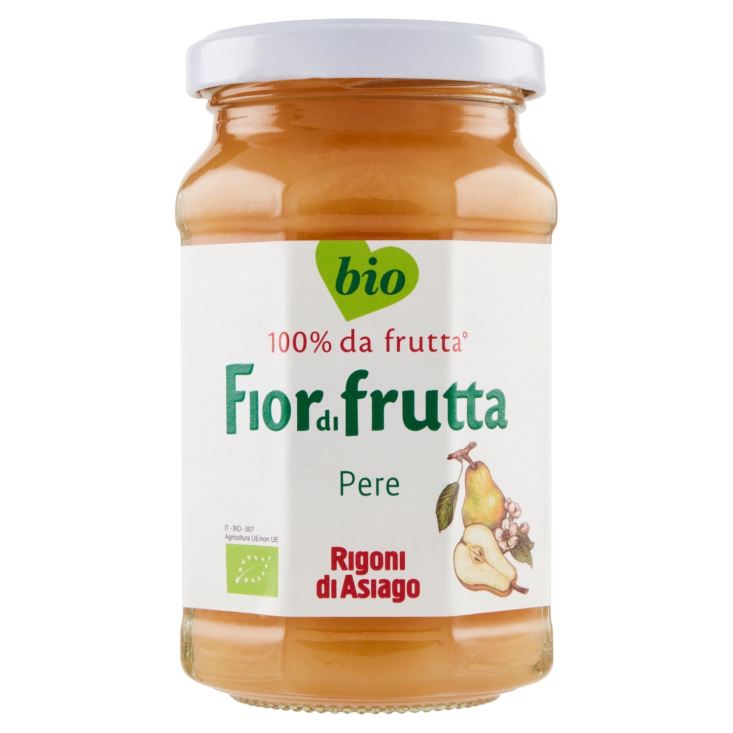 Rigoni Di Asiago Fiordifrutta Organic Fruit Spread, Pear, 6 Count, 8.82 Oz