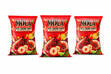 MOLA Shrimp Crackers (3, Lime Chili)