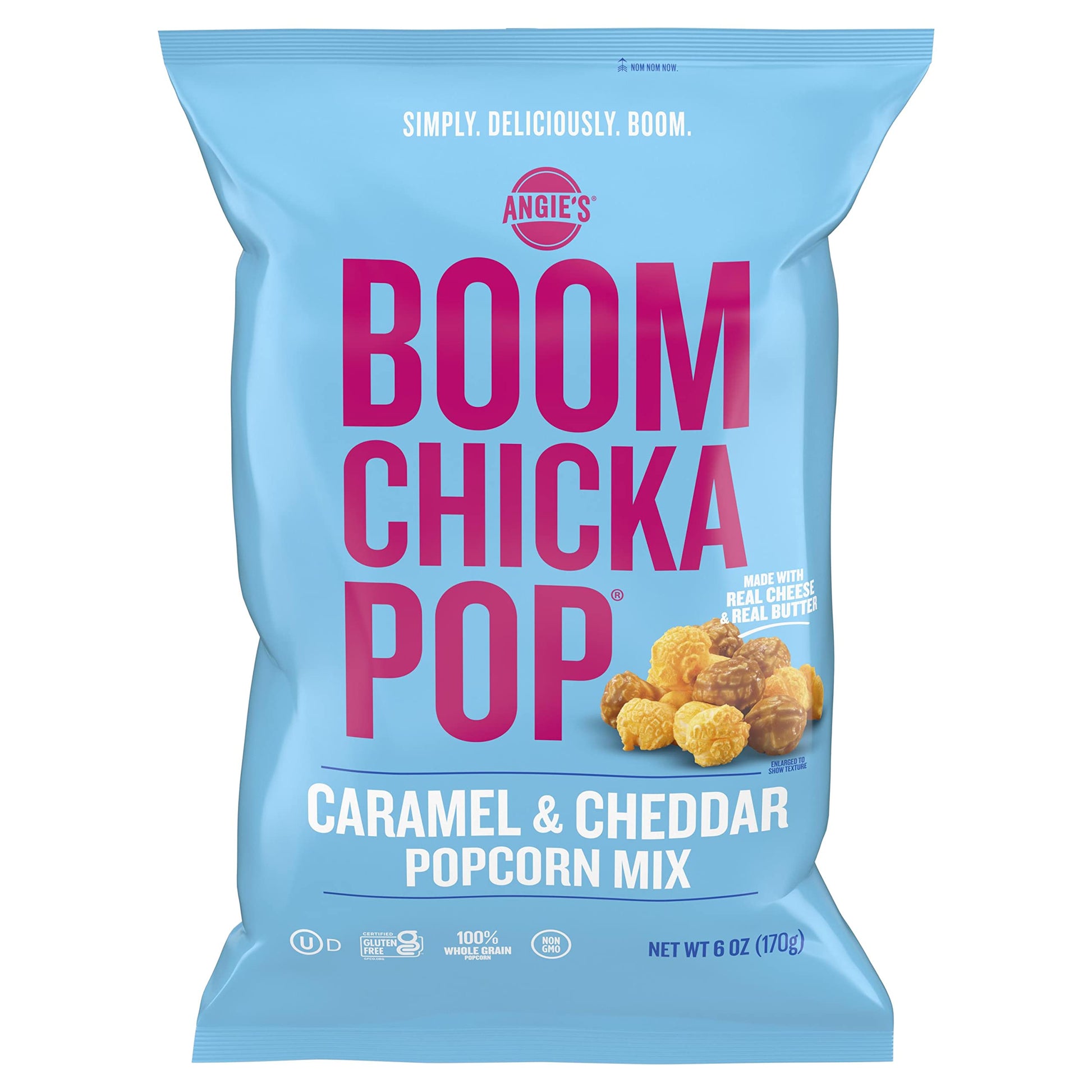 Angies BOOMCHICKAPOP Caramel and Cheddar Mix Popcorn  6 Oz