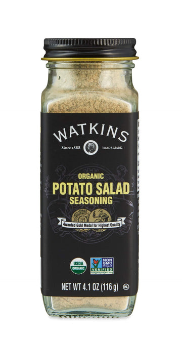 Watkins Gourmet Organic Spice Jar Potato Salad Seasoning Non-Gmo Kosher 4.1 Oz. Bottle 1-Pack