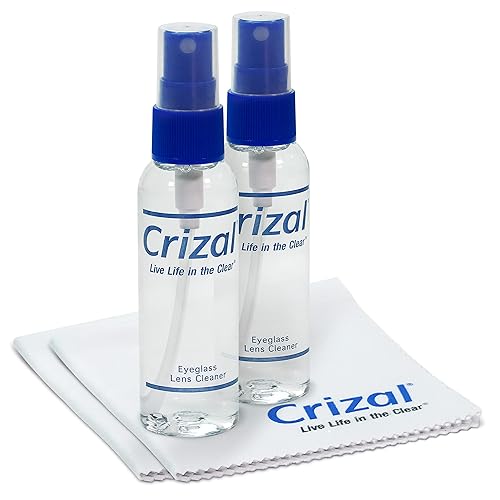 Crizal Eye Glasses Cleaning Cloth And Spray | Crizal Lens Cleaner (2 Oz) With Crizal 7'' X 5 3/4'' Microfiber Cloth. #1 Doctor R