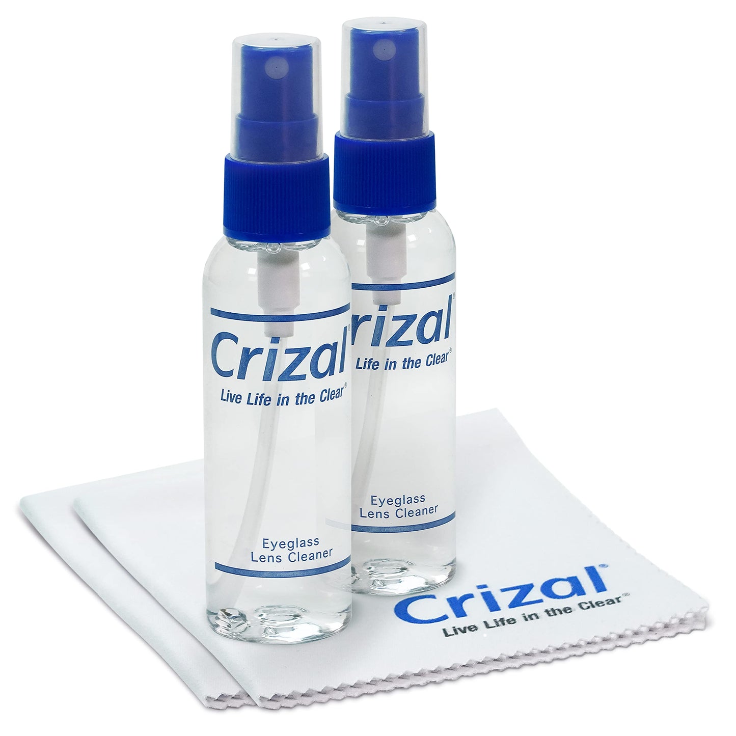 Crizal Eye Glasses Cleaning Cloth And Spray | Crizal Lens Cleaner (2 Oz) With Crizal 7'' X 5 3/4'' Microfiber Cloth. #1 Doctor R