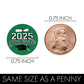 Green Graduation Party Stickers For Kisses Candy, Chocolate Drops, 2025 Grad Party Favors - 180 Count