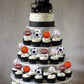 36 Pcs Sports Cupcake Toppers Baseball Cupcake Picks Football Soccer Ball Toothpicks Rugby Basketball Cake Decorations For Sport