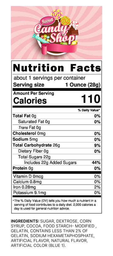 Candy Shop Premium Mini Dehydrated Marshmallows Bits (Chocolate & Vanilla) (1.2Oz)