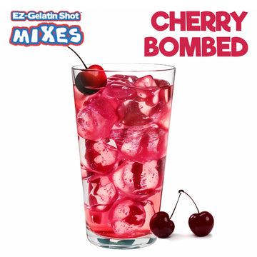 EZ-SQUEEZE Cherry  ed Jello Shot Mix - Premium Gluten-Free Gelatin Powder - 6.78 oz