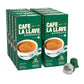 Cafe La Llave Espresso Pods, Dark Roast, Intensity 11, 80 Recyclable Aluminum Pods, Compatible with Nespresso, 10 Count (Pack of 8)