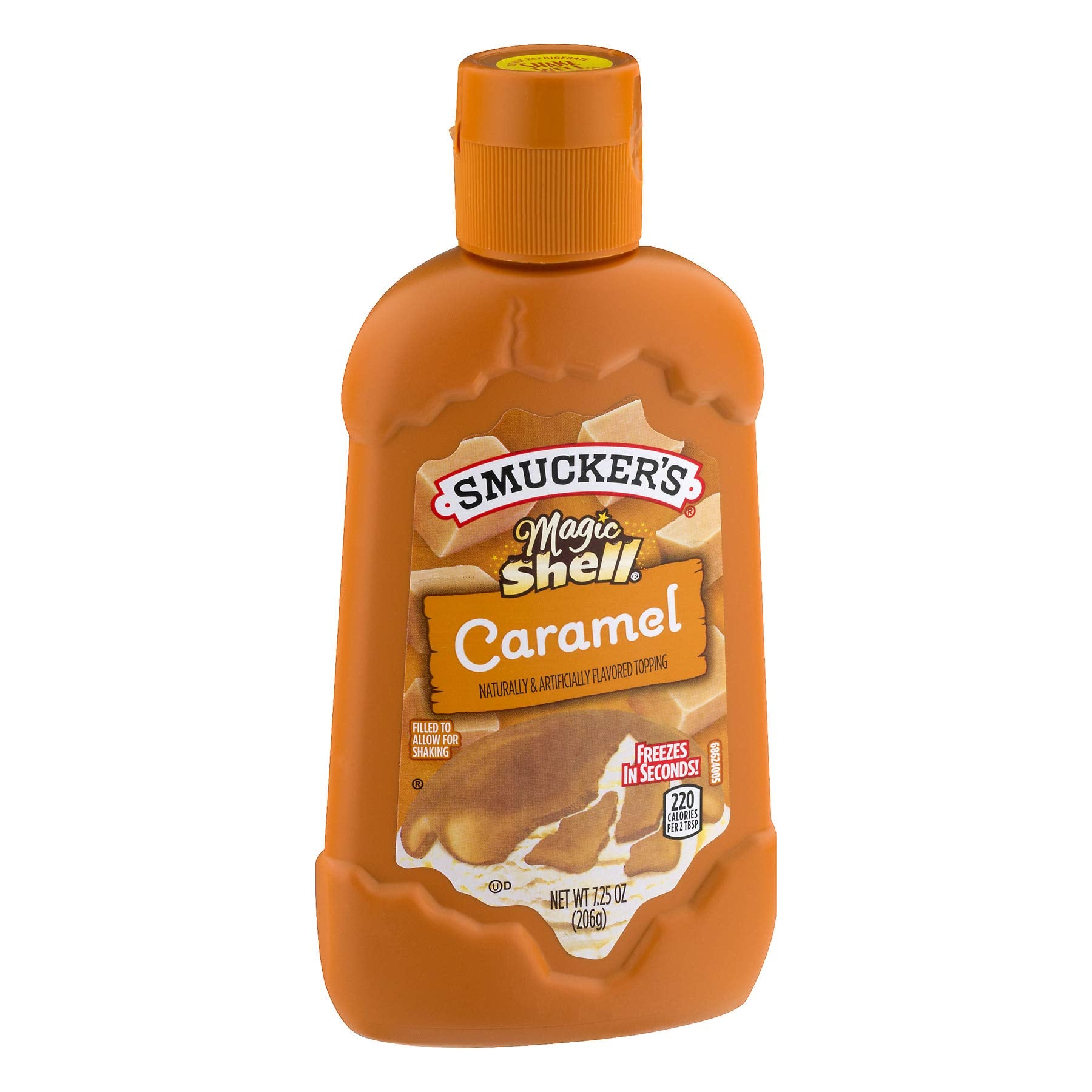 Smucker's, Magic Shell, Caramel, 7.25oz Bottle (Pack of 3)