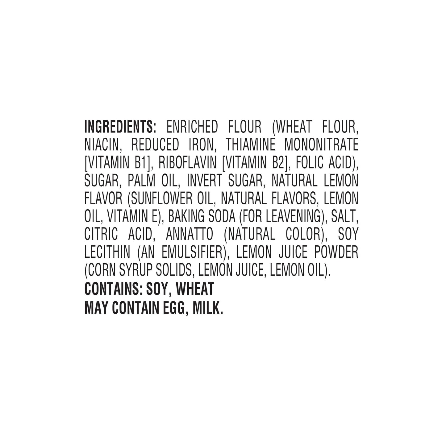 Stauffers Lemon Snaps Cookies - 14Oz Bag - Lemon Flavored Cookies With No High Fructose Corn Syrup, Artificial Flavors Or Colors