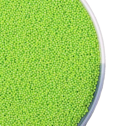 Green Sprinkle Edible Pearl Christmas sprinkles130g 4.6OZ,Cake sprinkles,Cookie sprinkles,Sugar Pearl,Edible Candy Pearls for Ca