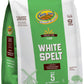 Shibolim Stone Ground White Spelt Flour, 100% Whole Grain, 5lb (80 Ounce), Certified Kosher, Ideal for Sourdough Bread