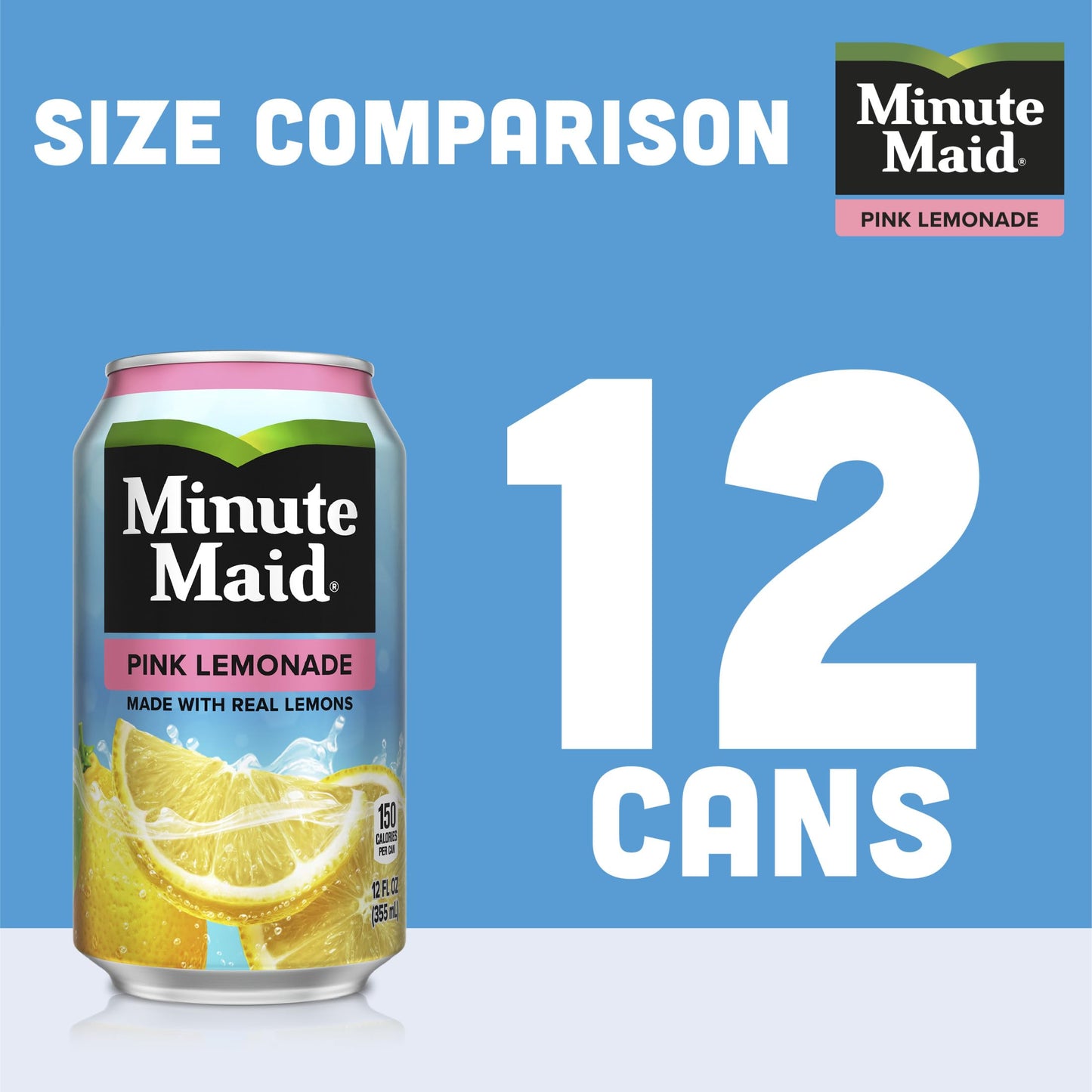 Minute Maid Pink Lemonade, 12 Fl Oz (pack of 12)
