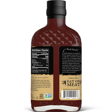 Rufus Teague BBQ Sauce, spirit-inspired flavor Maple, Gluten-Free, Non-GMO, 2 Pack, 16 Fl Oz