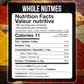 Fresh Finest Whole Nutmeg 15.16Oz - Premium Quality Whole Nutmeg - All-Natural, Non-Gmo, Gluten-Free, Kosher - Perfect For Bakin