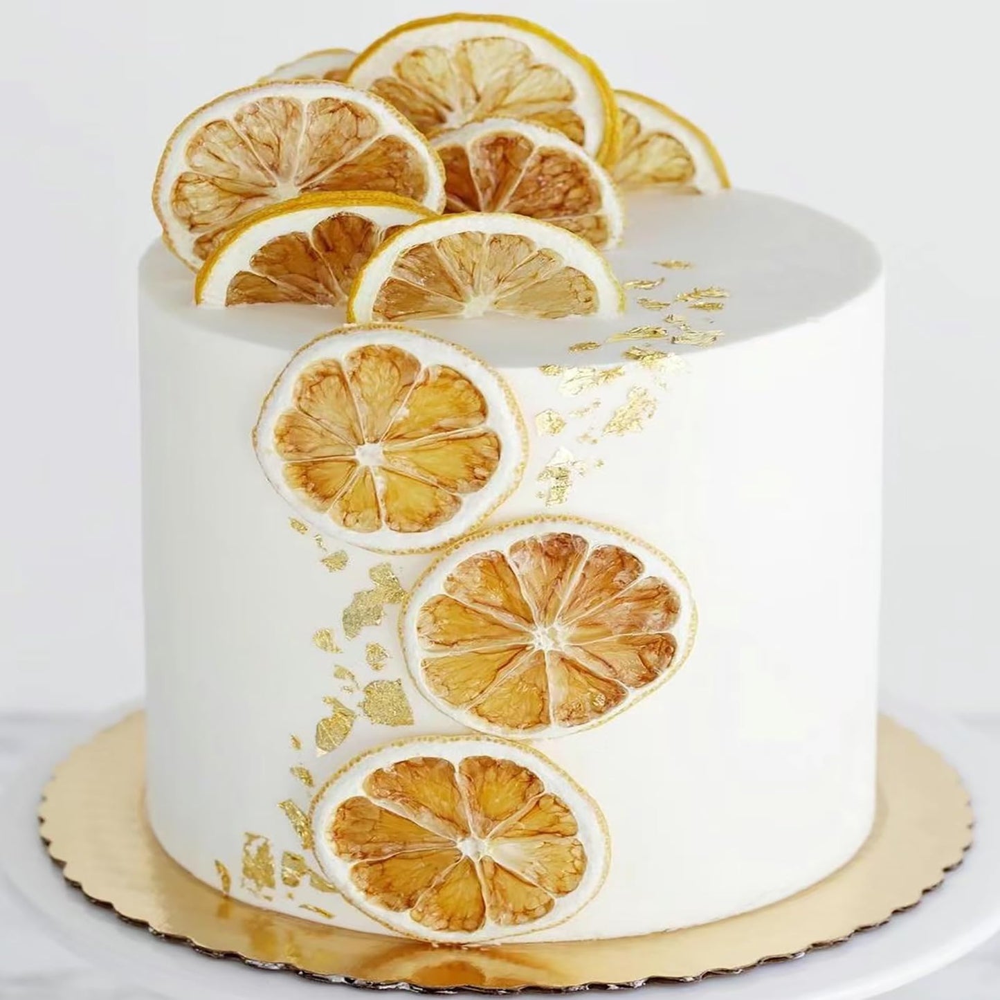 Txdynllk Dried Lemon Slices - Perfect For Fruit Tea, Cocktails, And Baking - Sweet Wheels For Garnish, No Added Sugar, Bursting