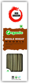 Red Dragon Japanese Whole Wheat Noodles Fresh And Delicious Organic Tasty Cuisine 300G (Pack Of 1) |No Preservatives Veg