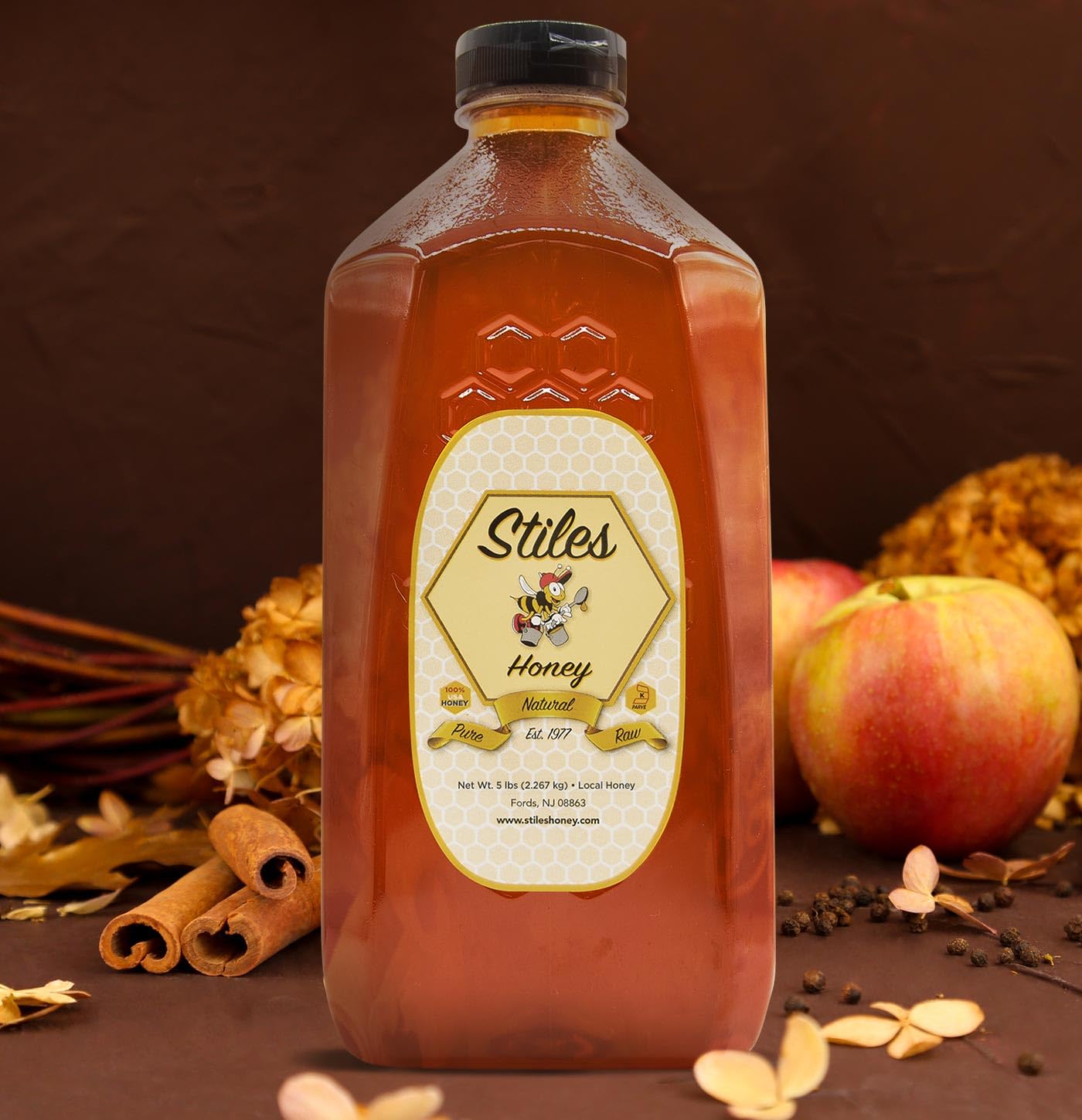 Stiles Honey Pure and Natural 80 ounce Wildflower Honey Squeeze Bottle