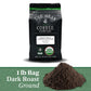 The Bean Organic Coffee Company Il Chicco (Traditional Italian Roast), Dark Roast, Ground Coffee, 16-Ounce Bag,Café Molido Tostado Organico