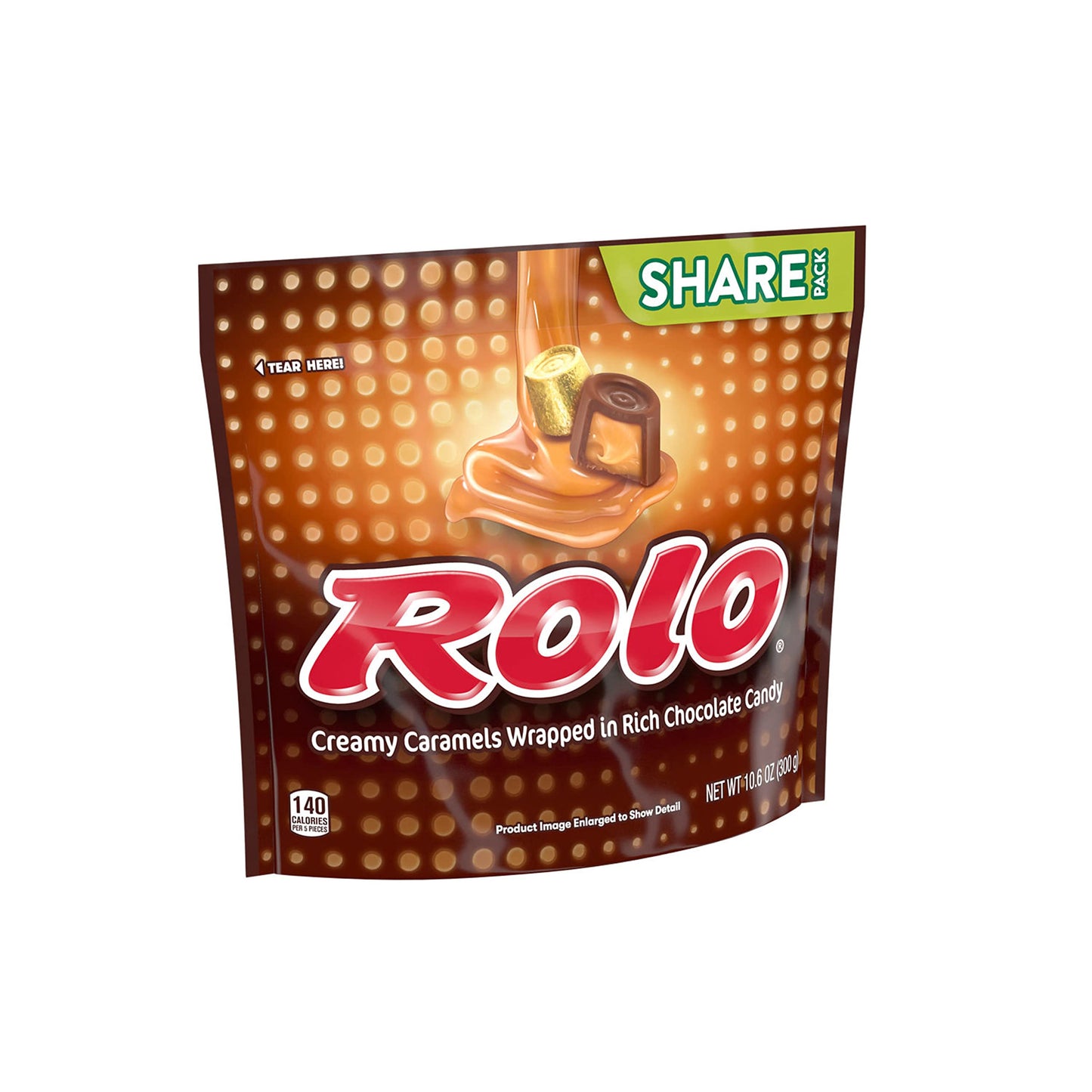 Rolo Rich Chocolate Caramels Candy Share Pack, 10.6 Oz