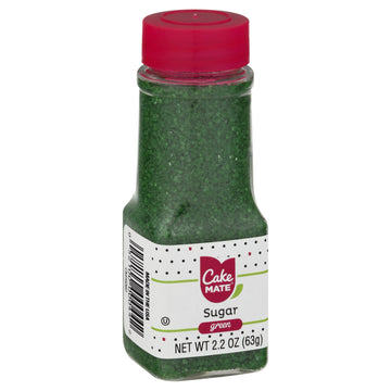 Cake Mate Green Crystal Sprinkles Decors - Edible Green Crystal Sugar Sprinkles for Cupcakes, Cakes, Cookies & Desserts - Perfec